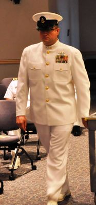 Chief Petty Officer formal portrait in dress uniform