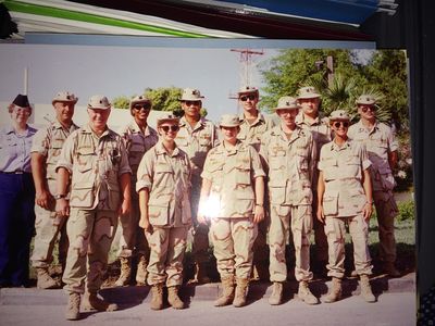 5th Fleet deployment group photo in DCU uniforms