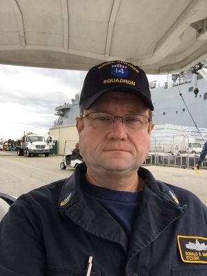 Pierside with Squadron 143 in the background